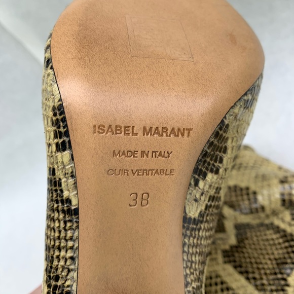 Brand new Isabel Marant python booties - Picture 7 of 9